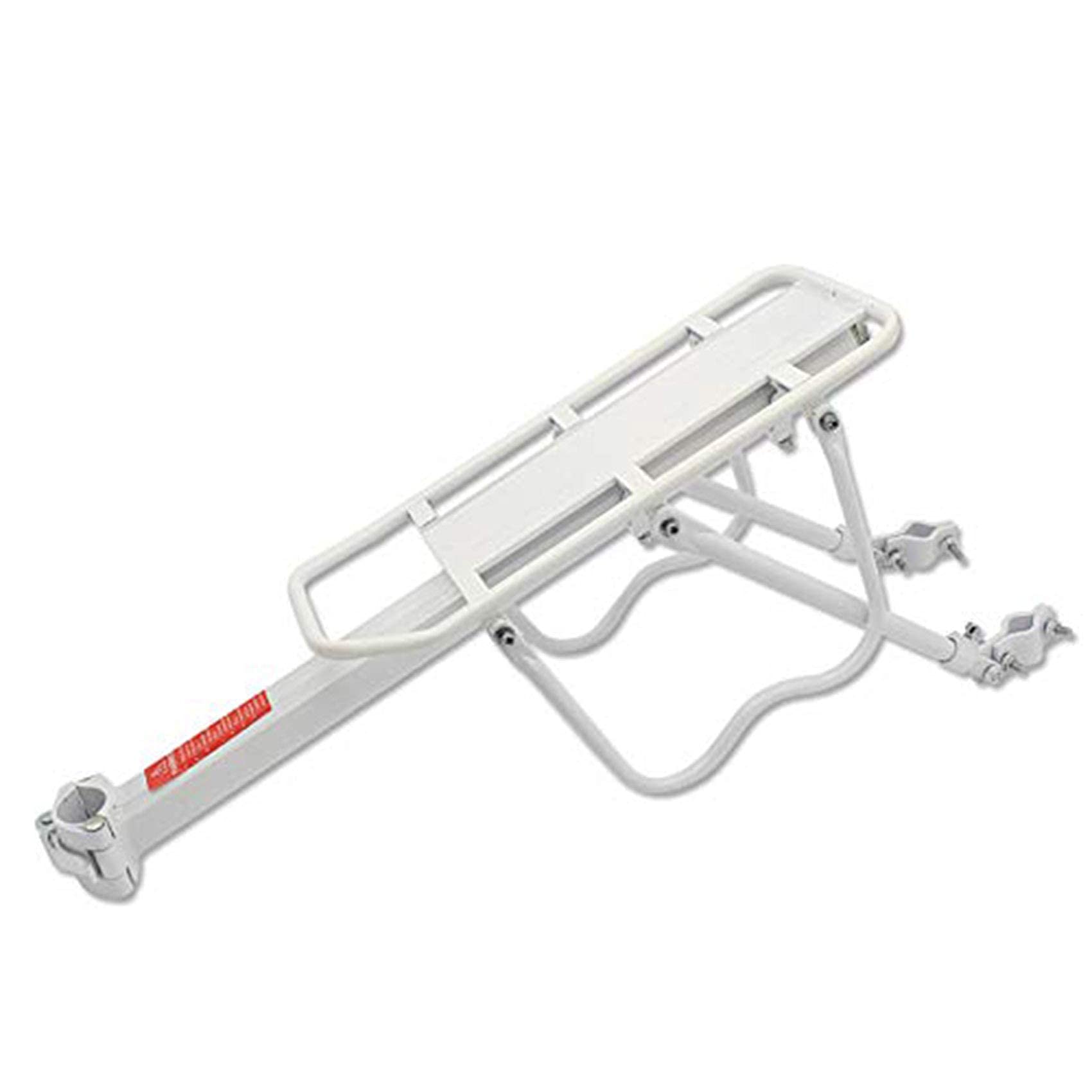 portapacchi/sedile posteriore per bicicletta, regolabile, accessorio per biciclette, portata: 50 kg