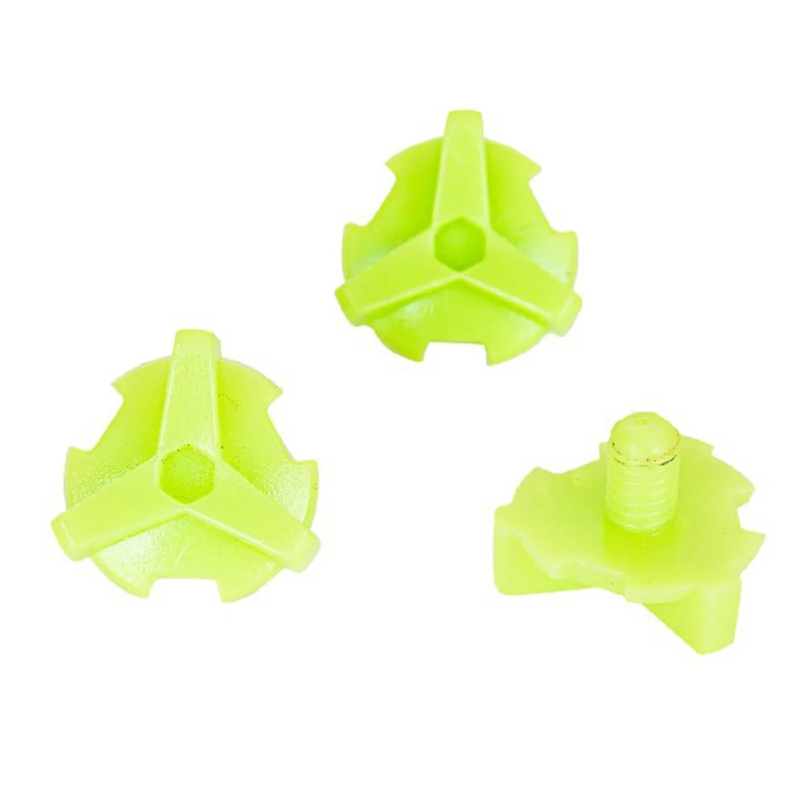 Qvorlth Green Welding Hood Fasteners 18Pcs Universal Motorcycle Helmet Visor Screws Accessories Plastic Screw Replacement(Green)