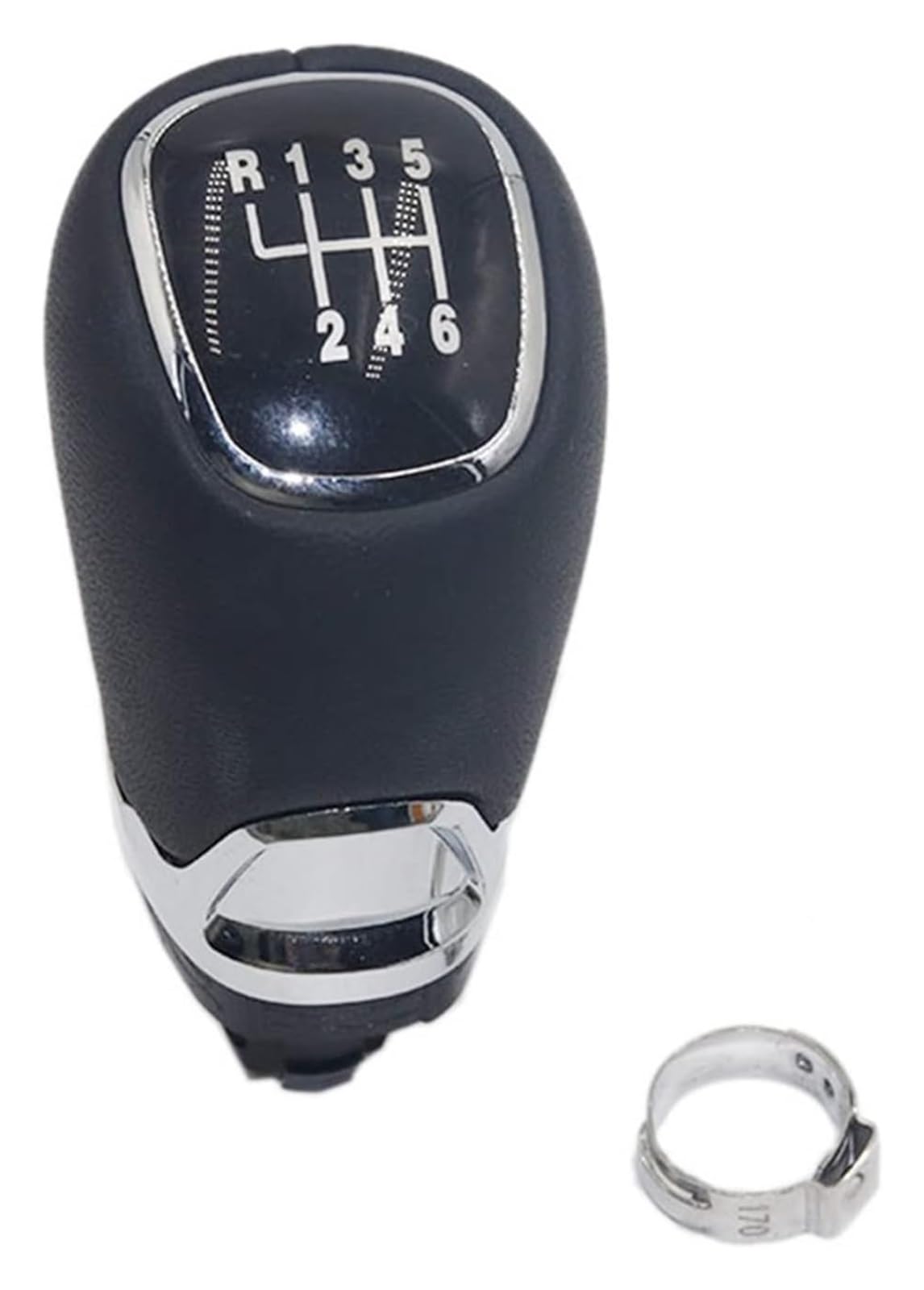 Gangxiao 6 Speed Car Shift Gear Knob For Skoda For Octavia A5 A6 2004-2012 Car Gear Shift Knob Lever Stick Handle Gaiter Leather