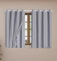 Cortina Corta Luz Blackout Blecaute 2,20 X 1,30m Quarto Sala - Cinza