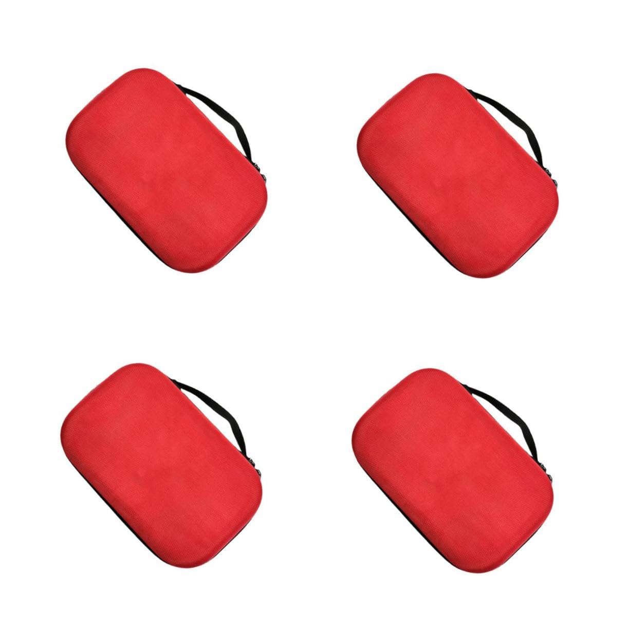 4 Pezzi Borsa Pronto Portatile per Viaggi e Campeggio Sacchetto Medicinali con Chiusura Zip Materiale Resistente e Facile per Escursioni e Emergenze