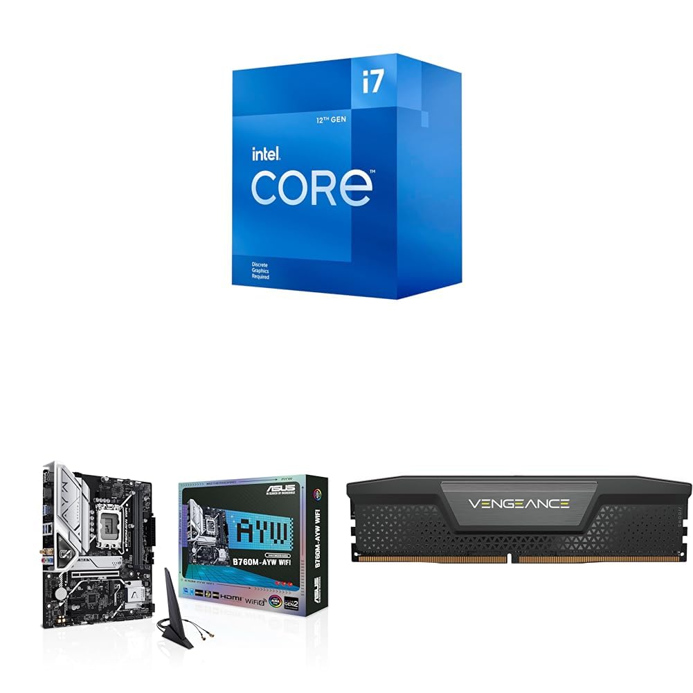 Amazon.in: Buy Intel 12th gen i7+Asus B760 Motherboard+Corsair 16G