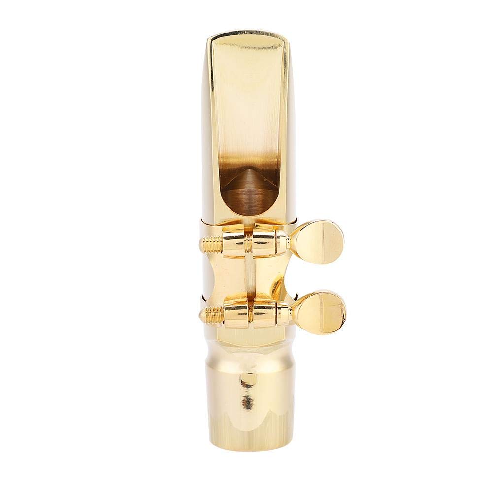 alto sax mouthpiece,De Saxophone Alto, EB Haut Saxophone 5 °C buse avec Coussinets de bouchons de Inruments de musique accessoires replacement pour étudiants
