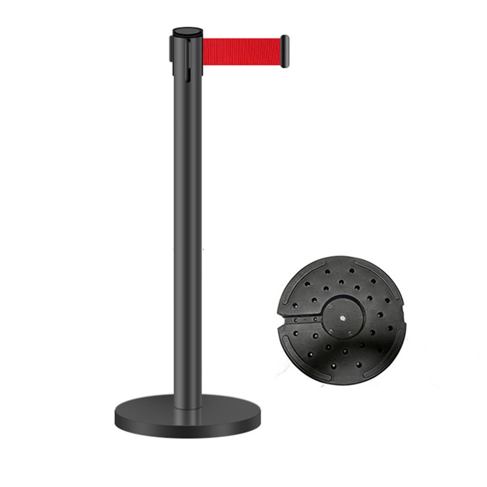 Barrière rétractable de contrôle de foule contre la confusion des files d'attente