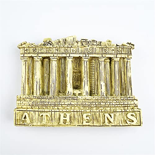 Imán decorativo souvenir Atenas Grecia para refrigerador miniatura 5