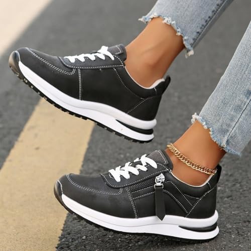 Orthopedic Tennis Shoes for Women Arch Support Wide Width Comfort Wear Orthowear Shoes Plantar Fasciitis Fashion Sneakers Walking Running Casual Shoe Nurse Babe Shoe Comfortable Breathable2
