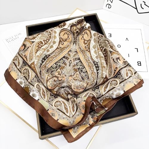 Sumolux Head Hair Scarf for Women Like Satin Silk Scarf Bandana - image 7