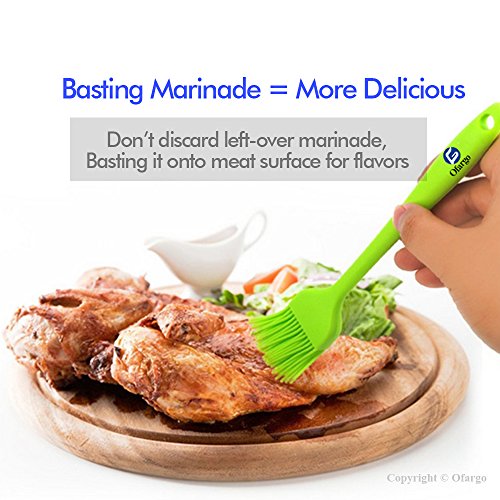 Ofargo Stainless Steel Meat Injector Syringe with 3 Marinade Injector Needles for BBQ Grill Smoker, 2-oz Large Capacity, Including Paper User Manual, Recipe E-Book (Download PDF) - Thumbnail 4