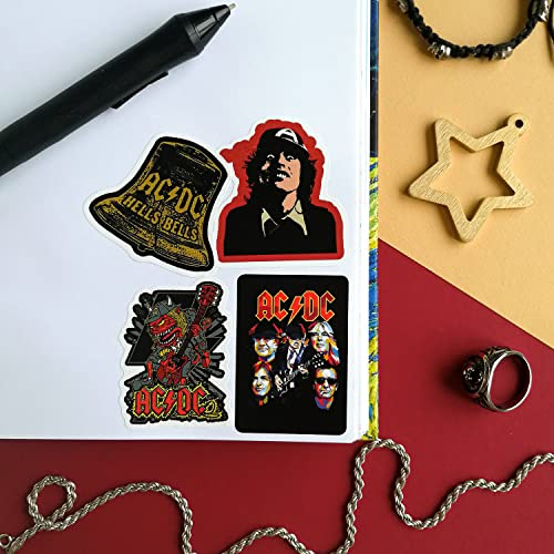 Image of Rock Band Stickers for Adults, 80s Rock Guitar Decals, 36 Pieces Waterproof Stickers for Laptop & Skateboards, Gifts for Women & Men