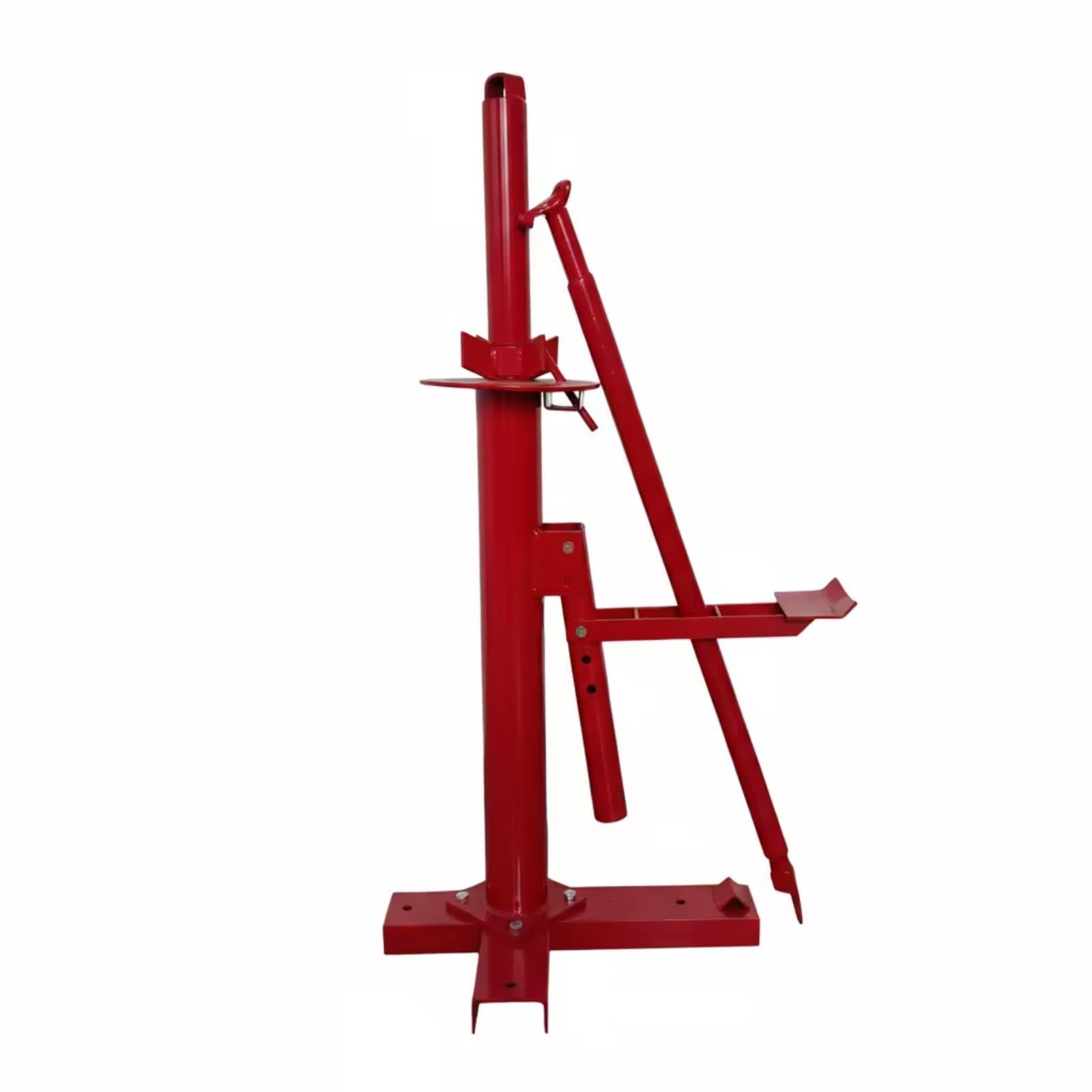 Harilla Smontagomme Manuale Attrezzo Smontagomme Montaggio Smontaggio Leva Manuale Struttura Acciaio Basamento Largo Palo Verticale Azione Meccanica Potente