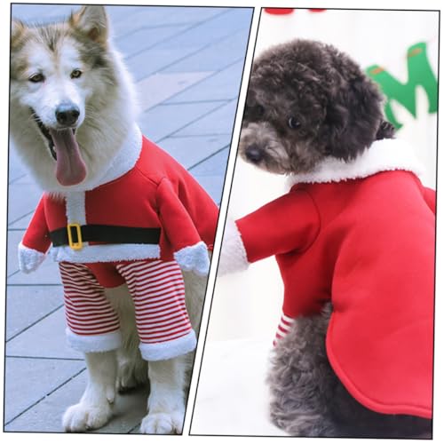 Disfraz navideño para perro talla XL cómodo y ligero miniatura 3