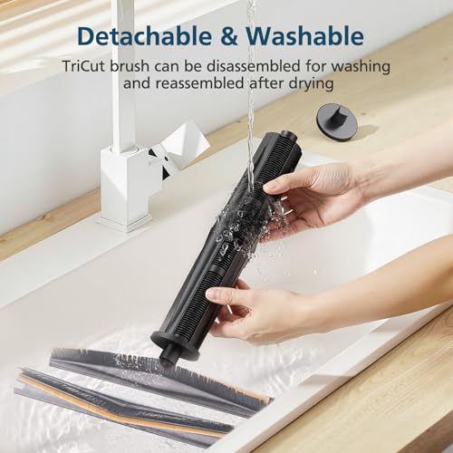 Image of TriCut Brush Accessories for Dreame L40 Ultra (Gen 2) / X40 Ultra / D30 Ultra, for MOVA P10 (Gen 2) / P50 Pro Ultra Robot Vacuum, with 1* TriCut Brush, 8* Mop Pad, 8* Dust Bag, 6* Filter, 6* Side Brush