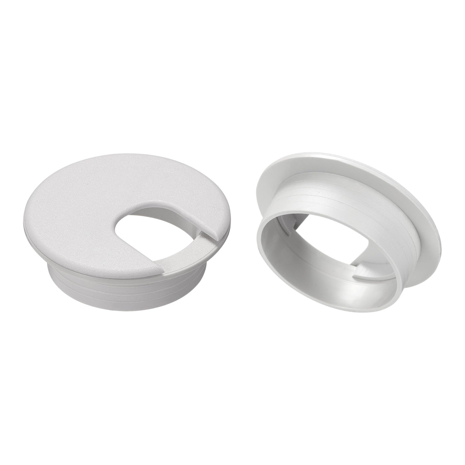 Copertura Per Foro Cavo Da Scrivania - 4 Pezzi Da 45mm In ABS, Organizzatore Cavi Per Ufficio - Foto 8