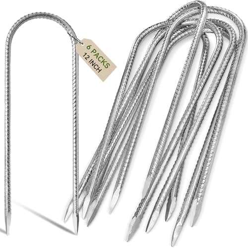 12inch Heavy Duty Trampoline Tents Anchor Ground Pegs - Galvanize...