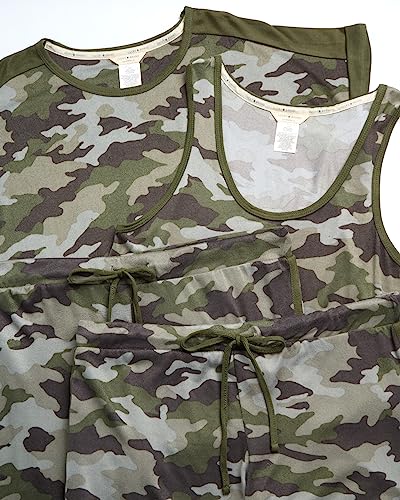 Image of Lucky Brand Women's Pajama Set - 4 Piece Sleep Shirt, Tank Top, Pajama Pants, Lounge Shorts (S-XL)