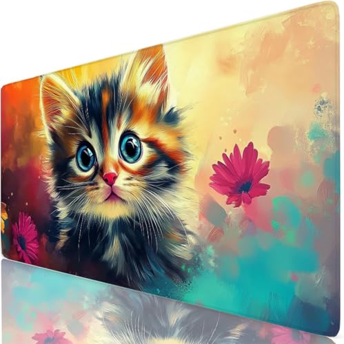Tapis de souris antidérapant 1000x500mm résistant à l'effilochage pour clavier et souris gamer