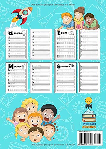 Miniatura 2 de Caligrafía Letra Imprenta Infantil Cuaderno de caligrafía con letra de imprenta para niños - Mayúsculas y minúsculas con pauta Montessori - Ideal