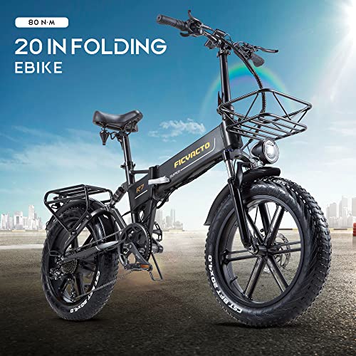 Ficyacto Electric Bikes Folding Removable Lithium-ion Battery - Image 5