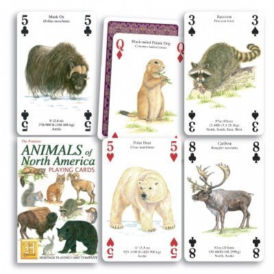 Animals of North America by Heritage Playing Card Company