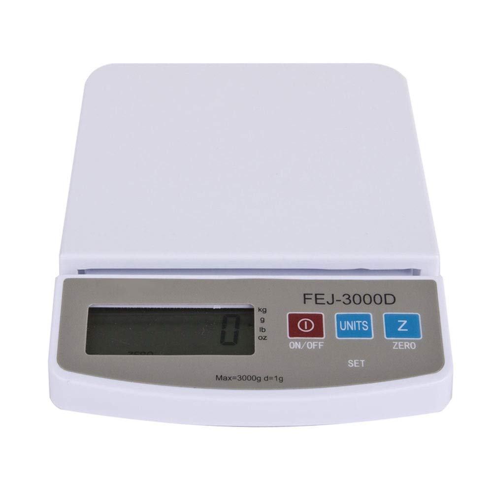 HPTHLY Digital Kitchen Scale 0.1G Electronic Scale with LCD Display Food Weighing Baking Scale for Vegetables Cooking (1000g)