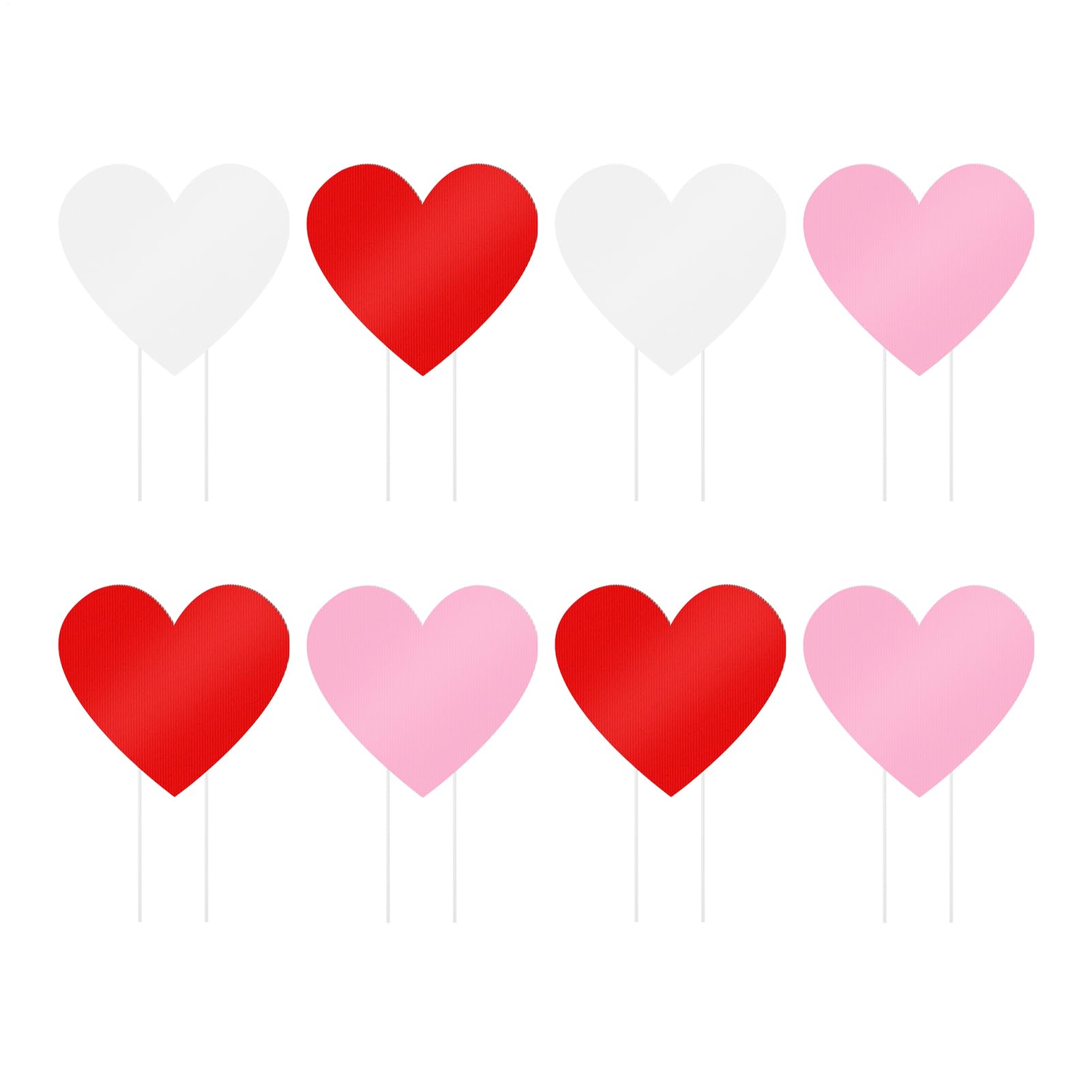 Décoration Saint-Valentin extérieur cœur résistant aux intempéries pour jardin et pelouse