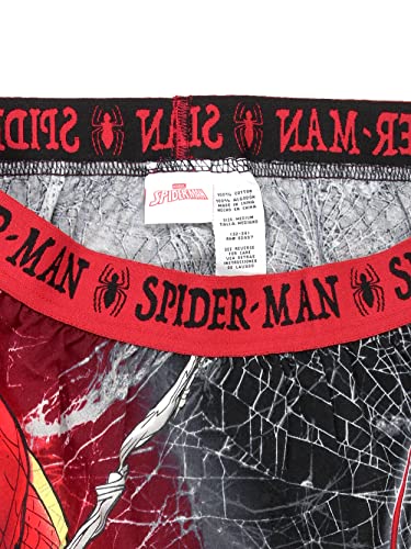 Marvel Spider-Man Web Comic Style Men's Boxer Lounge Shorts3