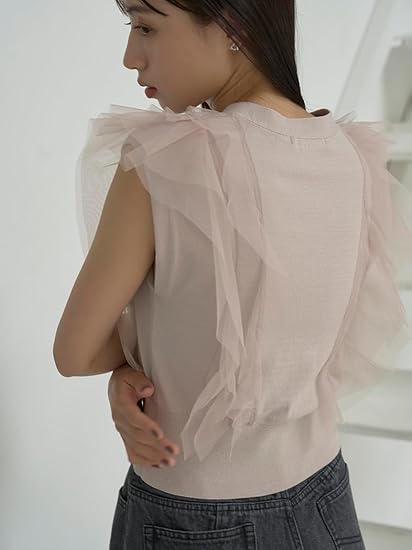 Amazon | [スナイデル] チュールフリルベスト SWNT244073 レディース