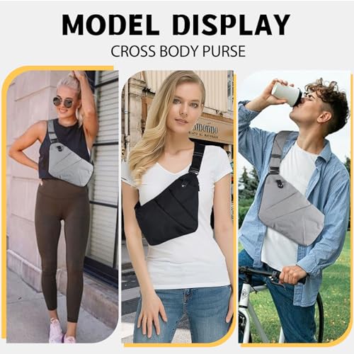 Travel Anti Pickpocket Purses, Slim Carry Crossbody Bag for Women & Man Travel Safe, Waterproof2