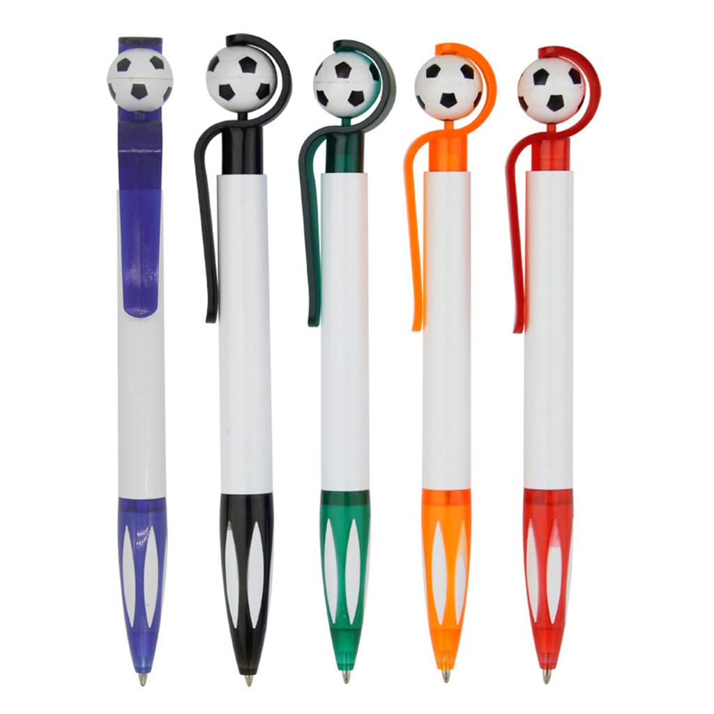 Football Ballpoint Pen Retractable Pen Funny Writing Pen Smooth Writing Refillable Class Reward for Boys Girls Students — view 2