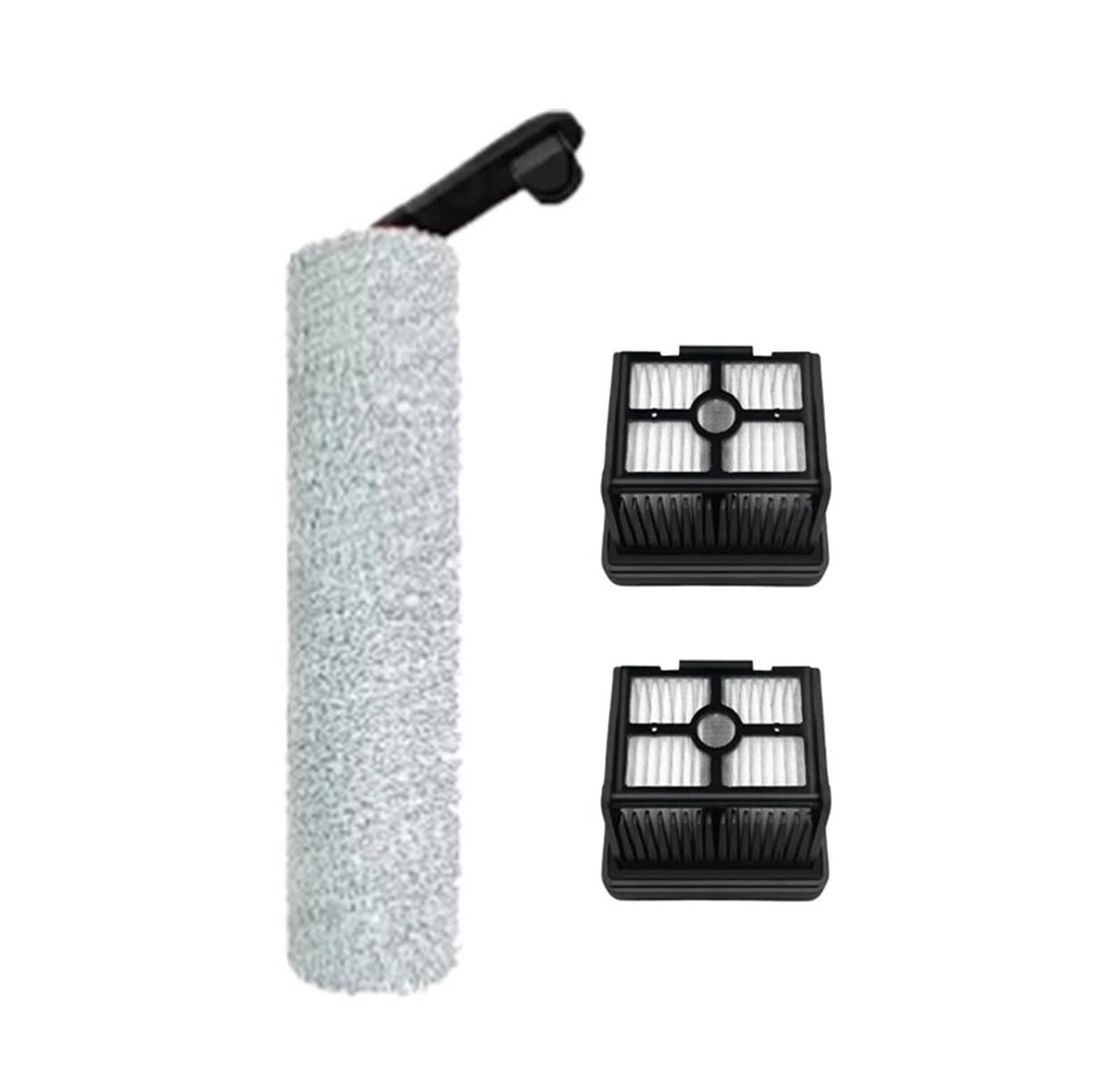 Compatible For Dreame H12 Pro / H12 Plus Soft Brush Spare Parts Wet Dry Vacuum Cleaner Roller Hepa Filter Accessories(3PCS)