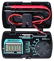 ALLOSUN Digital Multimeter Pocket Size DC AC Voltage Current Tester NCV Ohm Capacitance Frequency Diode and Continuity Test Auto Range (EM3085A (Upgraded))