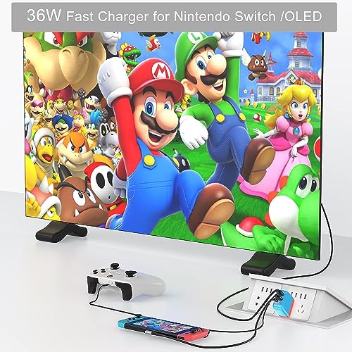 GKEAPZA 2024年新型3in1多機能 switchドック HDMI 変換アダプター ACアダプター の商品画像 5