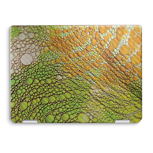 Image of MightySkins Carbon Fiber Skin Compatible with HP Spectre x360 14 inch (2022) Full Wrap Kit - Iguana Skin | Protective, Durable Textured Carbon Fiber Finish | Easy to Apply | Made in The USA