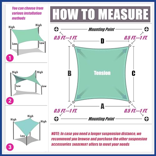 ShadeMart 16' x 16' x 22.6' Beige Right Triangle Sun Shade Sail UPF50 Canopy smTAPRT16 Fabric Cloth Screen, Water Air Permeable & UV Block, Heavy Duty, Carport Patio Outdoor & (We Customize Size)