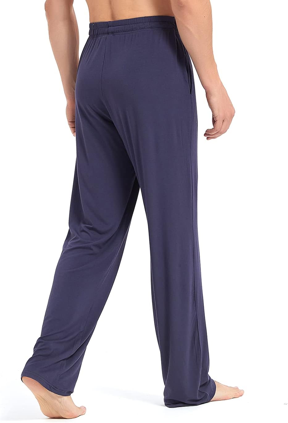 Idtswch 32/34/36/38 Long Inseam Men's Tall Extra Long Pajama Pants,Lounge Jogger Yoga Pants,Sleepwear with Pockets for Men - Image 4