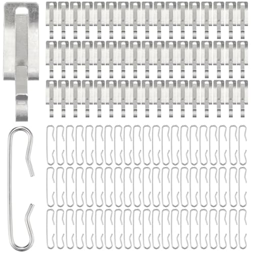 Mornajina 90pcs Heat Cable Roof Clips De Icing Cable Clips and Spacers Kit Roof Clips and Spacers...