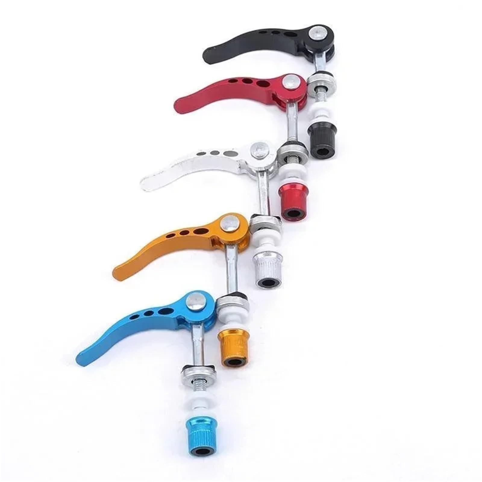 Vite a sgancio rapido per morsetto sedile 5 Pezzi Di Vite A Sgancio Rapido For Tubo Sella For Mountain Bike(5pcs Black)