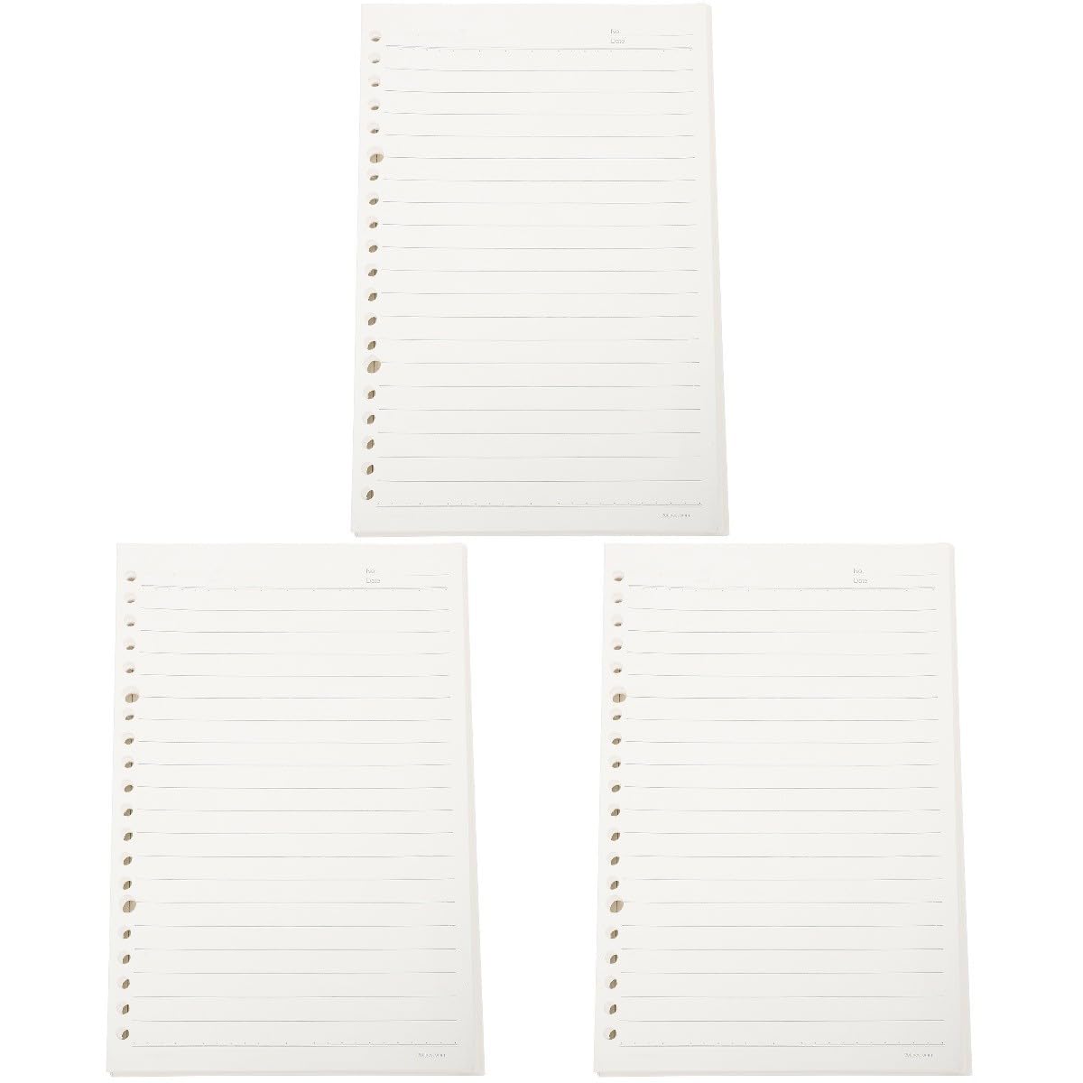 NUOBESTY 900Pcs Bloc-Notes Horizontal: en Vrac - Une Recharge de Feuilles Pratique Bloc-Notes de Remplacement Ligné Recharges Cahiers Papier à Feuilles Mobiles: Style Insert Lâche Écriture