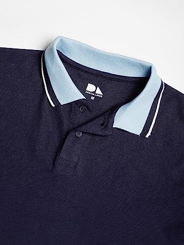 Image of Dennis Lingo Men's Solid Polo Regular Fit T-Shirt (Cotton Polo)