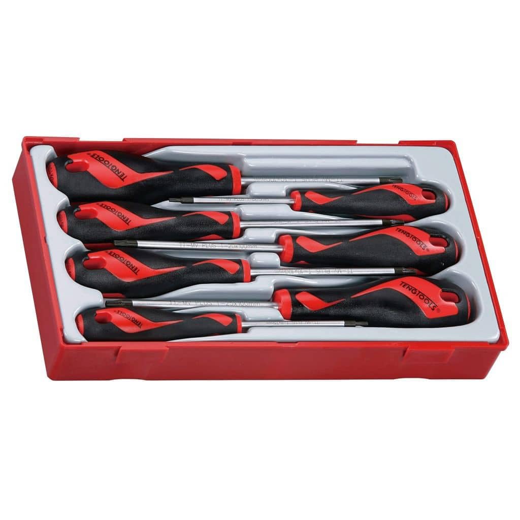 Teng Tools 7 Piece Torx Type Screwdriver Set - TT917TXN, Silver