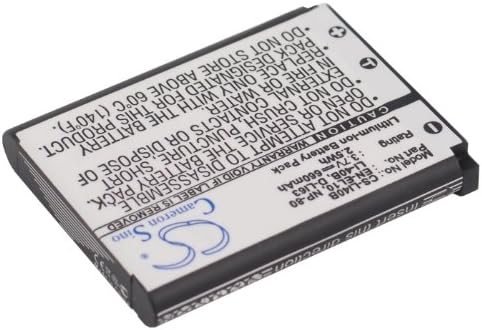 Replacement Battery Compatible with Olympus FE-3010, FE-320, FE-330, FE-340, FE-350, FE-350 Grand Angle, FE-350 Wide, FE-360, FE-4000, Part Number: LI-40B, LI-42B 660mAh/3.7V