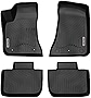 OEDRO Floor Mats Fit for 2011-2023 Dodge Charger/Chrysler 300 (RWD), Black TPE All Weather Front & 2nd Seat Custom Fit Liners
