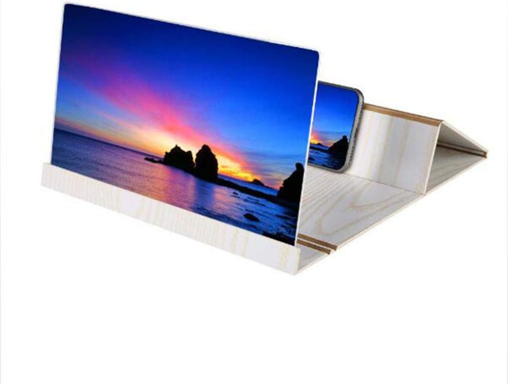 Magnifier,12 Inches 3D Smart Mobile Phone Movies Screen Amplifier with Foldable Holder Stand for Any Smartphone and iPhone a/B