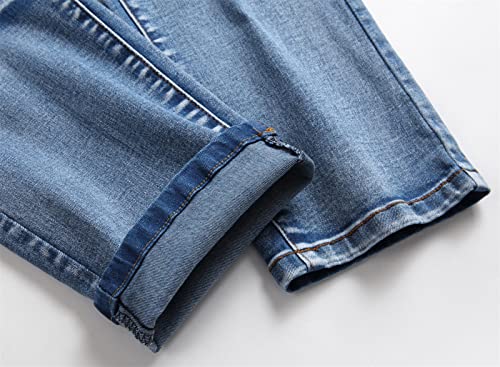 Jeans casual slim straight para hombre miniatura 6