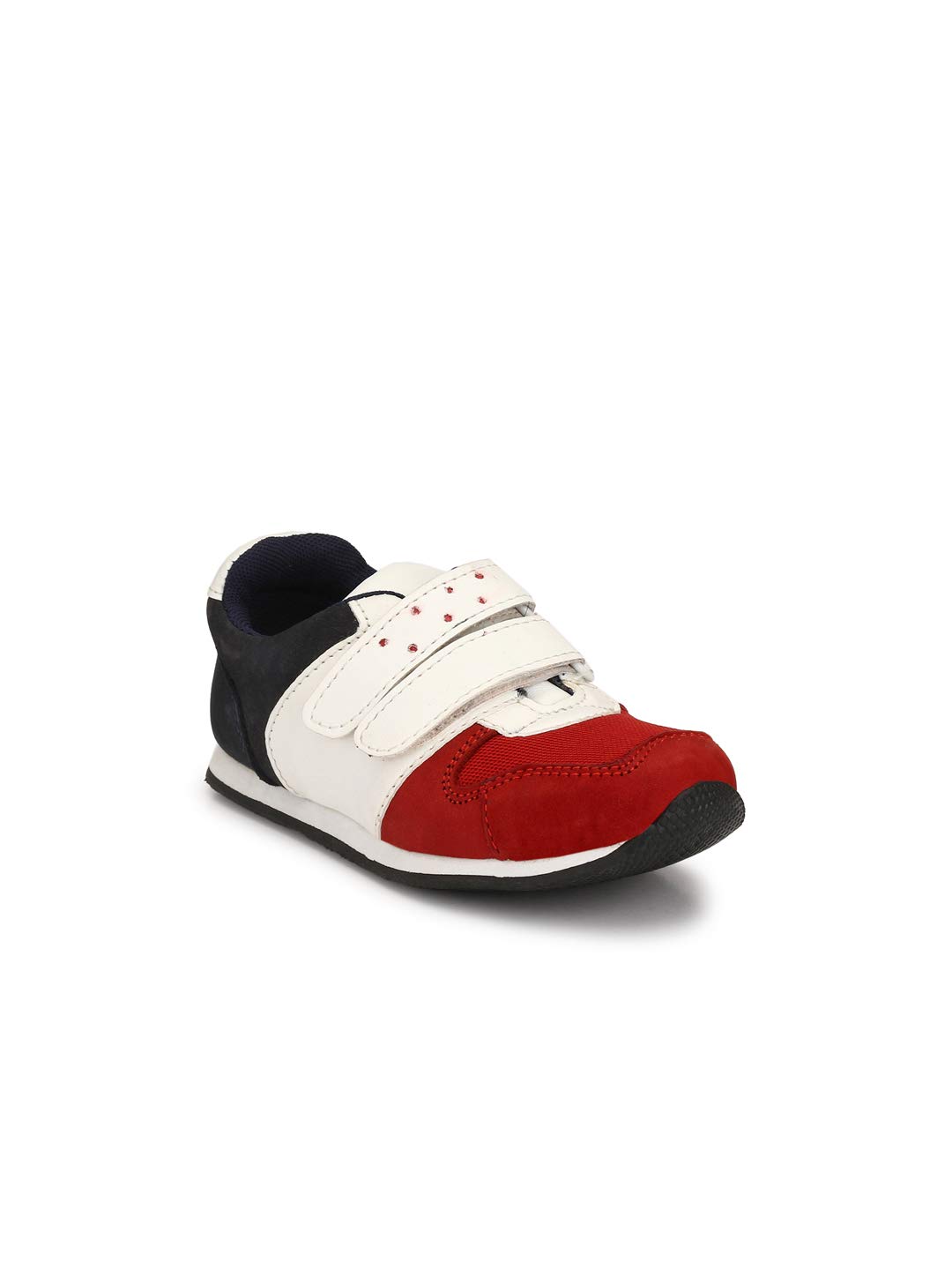 Tuskey Genuine Leather Multicolour Breathable Antislip & Antiskid Hook & Loop Fastener Jogger Shoes for Kids & Boys (482red&navy5) (B07NRL35YF) Amazon Price History, Amazon Price Tracker
