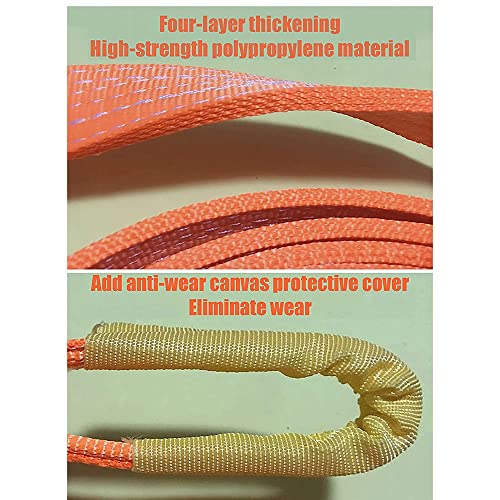 Sangle de remorquage 25T 7M robuste avec corde de traction pour véhicule