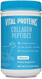 Vital Proteins Collagen Peptides Powder, Promotes Hair, Nail, Skin, Bone and Joint Health, Unflavored 9.33 OZ
