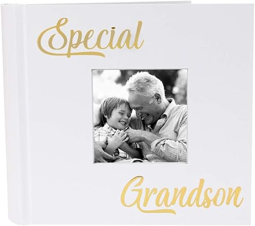 Miniatura 9 de Happy Homewares Modern White Friends Forever - Álbum de fotos con texto dorado - Capacidad para 80 fotos de 4 x 6 pulgadas, idea de regalo para