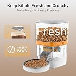 Automatic Cat Feeder, 3L Cat Food Dispenser with Anti-Jam Design, Over 180-day Battery Life, 1-6 Meals Per Day with Stainless Steel Cat Bowl, Keep Dry Food Fresh, Timed Pet Feeder Also for Small Dog - Image 4