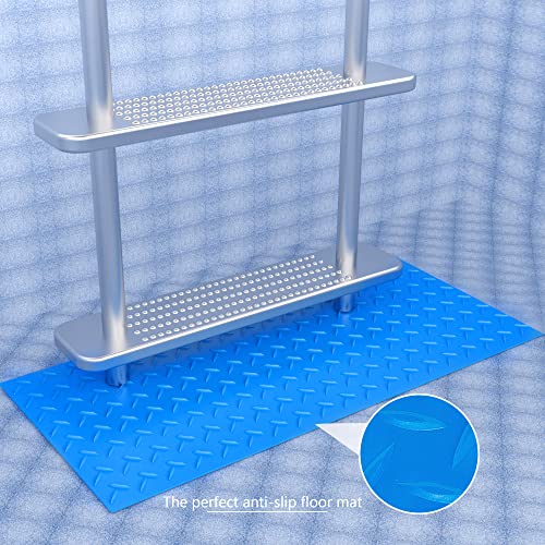Decohs Pool Ladder Mat- 9"X36" Non-Slip Pool Step Pad-Protective Swimming Pool Ladder Mat For Above Ground Pools Steps Stairs Ladders (Willow-1Pc) #TOP3